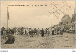 SAINT AUBIN SUR MER LA PLAGE AU MOIS D'AOUT - Saint Aubin