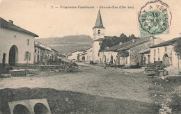 54 Praye Sous Vaudemont Grande Rue Coté Sud CPA Cachet 1907 - Autres & Non Classés