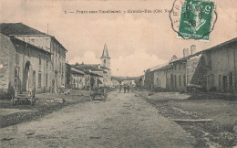 54 Praye Sous Vaudemont Grande Rue Coté Nord CPA Cachet 1908 - Autres & Non Classés