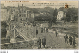 LA FERTE SOUS  JOUARRE  LE PONT DE LA VILLE AVEC CACHET AU VERSO DU MEDECIN CHEF - La Ferte Sous Jouarre