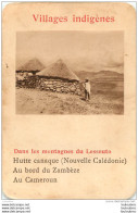 DANS LES MONTAGNES DU LESSOUTO VILLAGES INDIGENES   CARTE FORMAT 11 X 7.50 CM DOS VIERGE - Zonder Classificatie