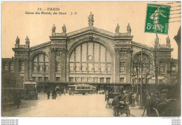 PARIS GARE DU NORD DE FACE - Pariser Métro, Bahnhöfe