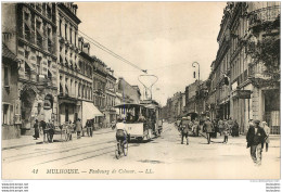 MULHOUSE  FAUBOURG DE COLMAR  TRAMWAY - Mulhouse