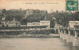 LE PECQ : QUAI - LA MAIRIE - ROUTE DES GROTTES - Le Pecq