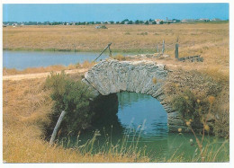 CPSM / CPM 10.5 X 15 Vendée ILE DE NOIRMOUTIER Un Petit Pont Dans Le Marais  Pont Voute En Pierre - Ile De Noirmoutier