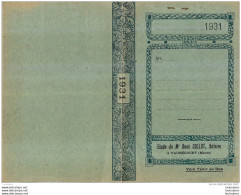 PUBLICITE DE LA JAPONAISE POUR RELIURE NOTAIRE ENVOYEE A MAITRE COLLOT A VAUBECOURT EN 1931 R1 - Non Classés