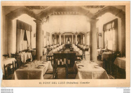 PEDRALBES FONT DEL LLEO  RESTAURANT  COMEDOR - Barcelona