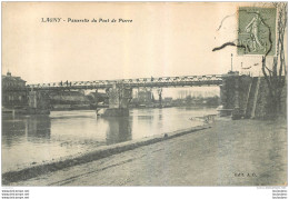 LAGNY SUR MARNE PASSERELLE DU PONT DE PIERRE - Lagny Sur Marne