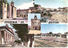 SOUVENIR De QUISSAC (30) Carte Multivues De 1957  CPSM  GF - Quissac