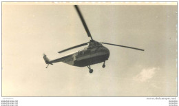 PHOTO ORIGINALE  HELICOPTERE FORMAT 8.50 X 4.50 CM - Aviation