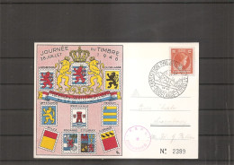 Luxembourg ( Carte Commémorative De 1946 De Dudelange Vers Luxembourg à Voir) - Brieven En Documenten