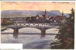 10564406 Basel BS Basel Bruecke Ungelaufen Ca. 1900 Basel BS - Andere & Zonder Classificatie