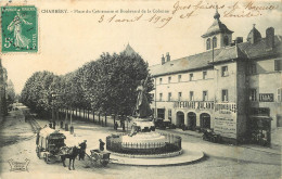  73 - CHAMBERY -  PLACE DU CENTENAIRE ET BOULEVARD DE LA COLONNE - Chambery