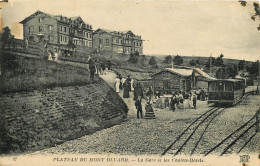  73 -  AIX LES BAINS - PLATEAU DU MONT REVARD - LA GARE ET LES CHALETS HOTELS  - Aix Les Bains