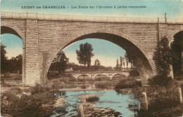  71 - LUGNY LES CHAROLLES - LES PONTS SUR L'ARCONCE A PECHE RENOMMEE - Other & Unclassified