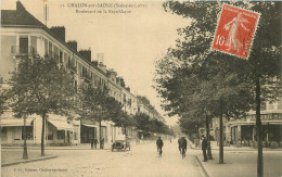  71 -  CHALON SUR SAONE -  BOULEVARD DE LA REPUBLIQUE - Chalon Sur Saone