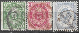 JAPAN # FROM 1883 STAMPWORLD 58-60 - Used Stamps