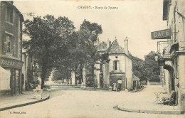  71 - CHAGNY - RUE DE BEAUNE  - CACHET MILITAIRE AU DOS - Chagny