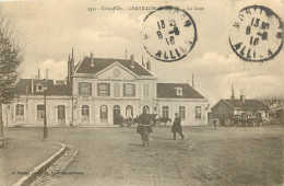  21 -  CHATILLON SUR SEINE - LA GARE - CACHET MILITAIRE AU DOS - Chatillon Sur Seine