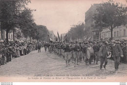 PARIS FETES EN L'HONNEUR DE GARIBALDI LE 13 JUILLET 1907 LA FANFARE DE FLORENCE - Autres & Non Classés