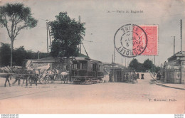 PARIS PORTE DE BAGNOLET EDITION MARMUSE AVEC TRAMWAY - Distrito: 20