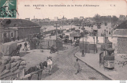 PANTIN VUE GENERALE DE LA PORTE D'ALLEMAGNE - Pantin