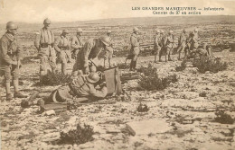  Les Grandes Manoeuvres  - Infanterie Canon De 37 En Action - Maniobras