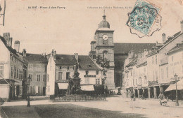88 Saint Die Place Jules Ferry CPA Cachet 1906 - Saint Die