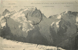  05 -  LA CHAINE DE LA MEIJE VUE DE PRES DE L'AIGUILLE DE GOLEON - CACHET SOCIETE DE L'AERONAUTIQUE - Autres & Non Classés