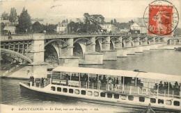   92 - SAINT CLOUD - LE PONT, VUE SUR BOULOGNE - Saint Cloud