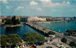 SUISSE -  GENEVE - LE PONT DU MONT BLANC ET L'ILE JEAN JACQUES ROUSSEAU - Sonstige & Ohne Zuordnung