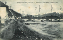  73 - MONTMELIAN - LE PONT VUE PRISE DE LA RIVE DROITE DE L'ISERE - Montmelian