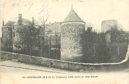  91 -DOURDAN - Le Château -  Coté Nord Et Coté Ouest - Dourdan