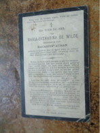 Doodsprentje/Bidprentje  MARIA-CATHARINA  DE WILDE   Laerne 1869-1902  (huisvrouw MACARIUS AUMAN) - Religion &  Esoterik