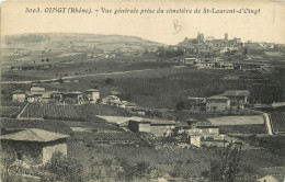  69  - OINGT - Vue Générale Prise Du Cimetière De St Laurent D'Oingt - Other & Unclassified