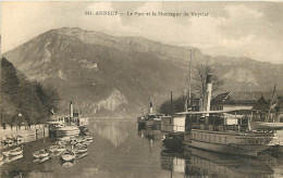  74 - ANNECY - Le Port Et La Montagne De Veyrier - Annecy