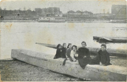  75 - PARIS - BERGES De La SEINE - Quai De La Gare Un Jour De Congé - Plublicité LINOLEUM - La Seine Et Ses Bords