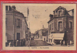 Carte Postale 76. Sanvic  Rue Gambetta   Très Beau Plan - Andere & Zonder Classificatie