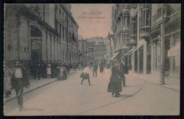 GIJÓN - Calle De Jovellanos.(Ed. F. Matos Nº 14) Carte Postale - Asturias (Oviedo)