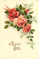   FLEURS -  ROSES - BONNE FETE - Sonstige & Ohne Zuordnung