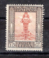 LIBYA 1921; Colonie Italie, Pittorica, Sass. N° 25, Neuf **; MNH, Lot 60031, Value €340.00 - Libia