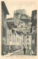  38 - CREMIEU - Château Delphinal Et Rue Des Augustins - Crémieu