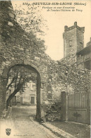  69 - NEUVILLE SUR SAONE  -  Portique Et Mur D'enceinte De L'ancien Château De VINY - Neuville Sur Saone