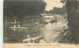 75 - PARIS -  BOIS DE BOULOGNE - ILE DE LA FOLLE - LES PÊCHEURS - Sonstige & Ohne Zuordnung