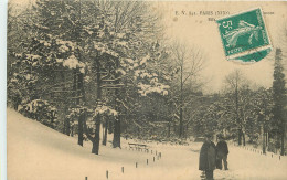 75 - PARIS -  BUTTES CHAUMONT -  EFFET DE NEIGE - District 19