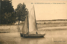 44 - LE POULIGUEN - VOILIER RENTRANT AU PORT - Le Pouliguen