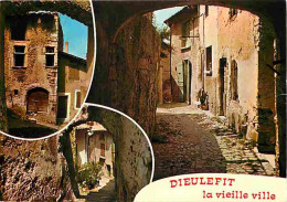 26 - Dieulefit - La Vieille Ville - Multivues - Flamme Postale De Dieulefit - CPM - Voir Scans Recto-Verso - Dieulefit