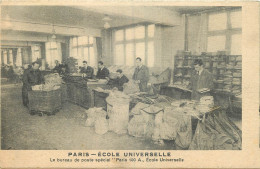 75  PARIS  ECOLE UNIVERSELLE  LE BUREAU DE POSTE  PARIS 100 A  - Arrondissement: 16