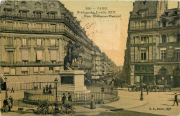 75  PARIS  STATUE DE LOUIS XIV RUE ETIENNE MARCEL - Otros & Sin Clasificación