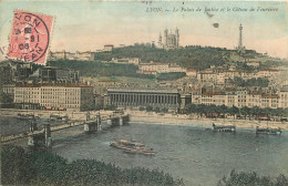 69  LYON   LE PALAIS DE JUSTICE ET LE COTEAU DE FOURVIERE - Autres & Non Classés